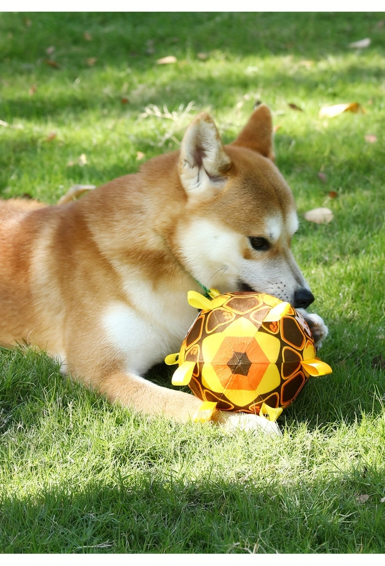 Durable Pet Toy Ball For Dog & Cat With Straps, Dog Chewing Ball Toy For Training Playing Teeth Cleaning, Interactive Fetch Pet Toy For Small Medium Large Dogs