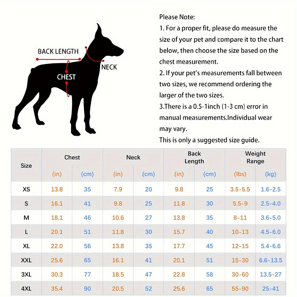 8pcs Dog Shirts for Small & Medium Dogs