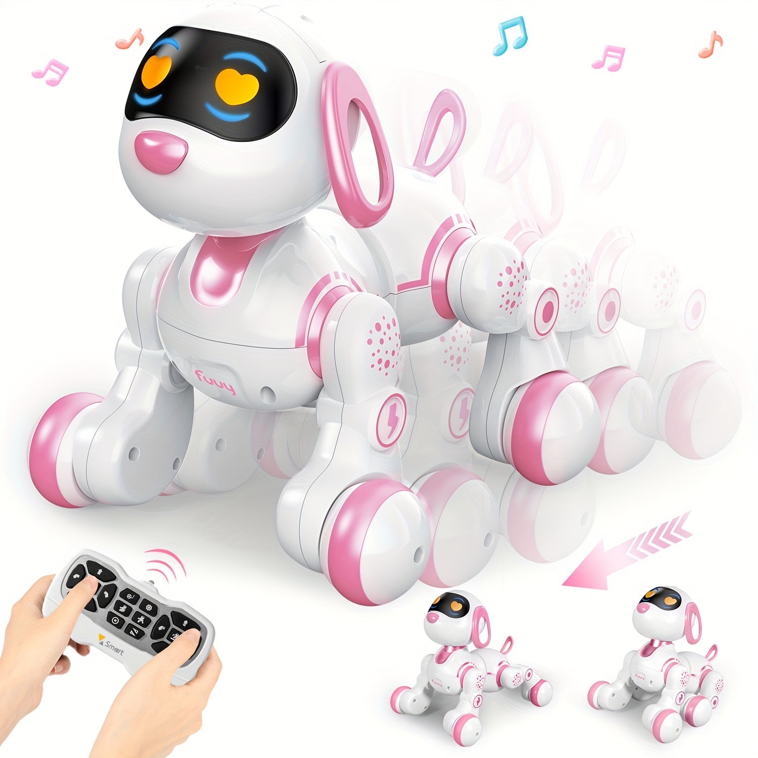FUUY Robot Dog Toy for Kids, singing and dancing interactive companion pet Pet  toy dogs Gifts for boys and girls aged 3 4 5 6 years old