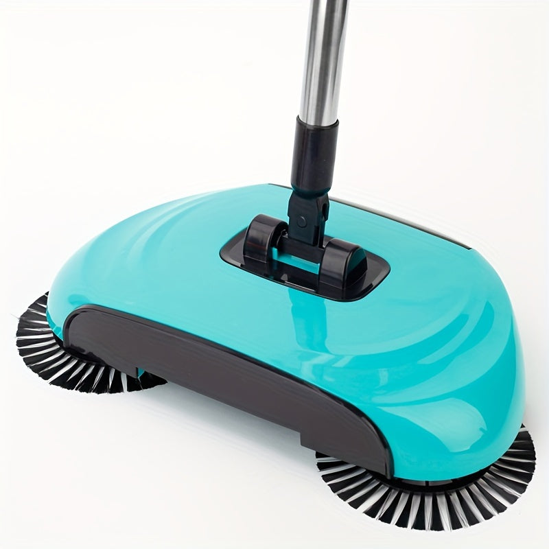 1set, 3 In 1 Multifunctional Hand Push Sweeper, Vacuum Cleaner, Hand Push Sweeping And Moping Machine, To Remove Garbage, Pet Hair And Dust, Dry And Wet Use, Suitable For Hardwood Ceramic Tiles, With 1/2/5/10 Cloth, Cleaning