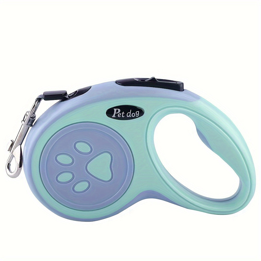 Durable Nylon Retractable Dog Leash With One-Button Control, Great For Outdoor Walks & Travel With Small And Medium Pets