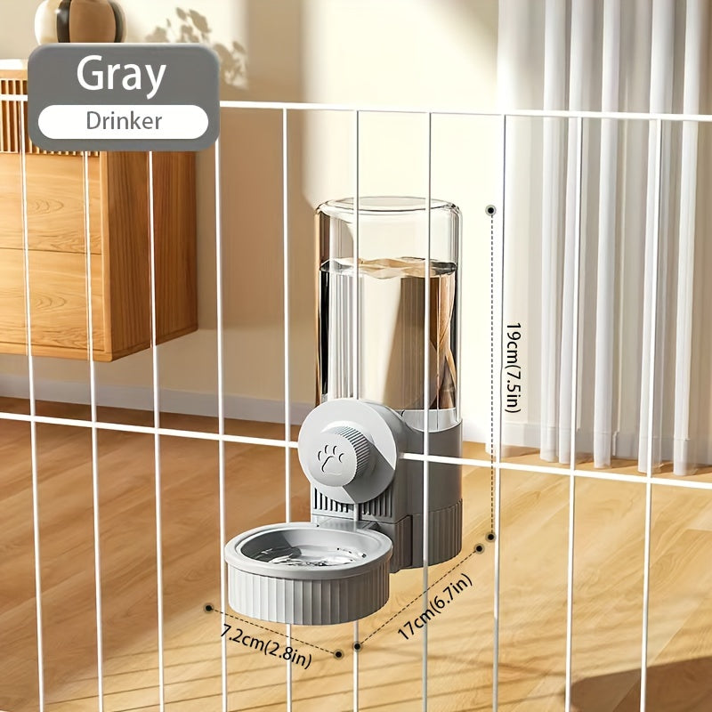 40.58oz Large Capacity Hanging Pet Feeder and Water Dispenser, Suitable for Rabbits, Cats, Dogs, and Other Pets