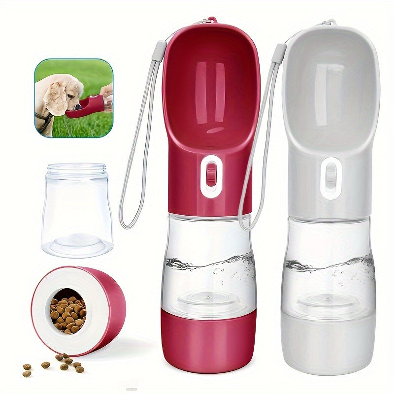 Outdoor Water Cup for Pets, Portable Travel Cup, Feeding Cup, Drinking Waterer for Dogs and Cats, Dual-purpose Drinking Cup for Travel
