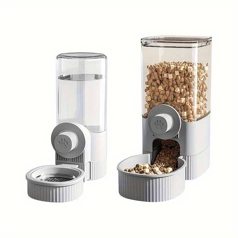 40.58oz Large Capacity Hanging Pet Feeder and Water Dispenser, Suitable for Rabbits, Cats, Dogs, and Other Pets