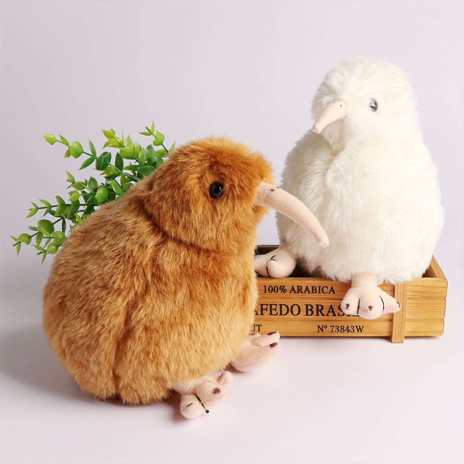 20cm/7.87in Lifelike Kiwi Bird Plush Toy Cute Stuffed Animal Toy for Youngsters Youngsters Doll Soft Cartoon Pillow Lovely Birthday Gift
