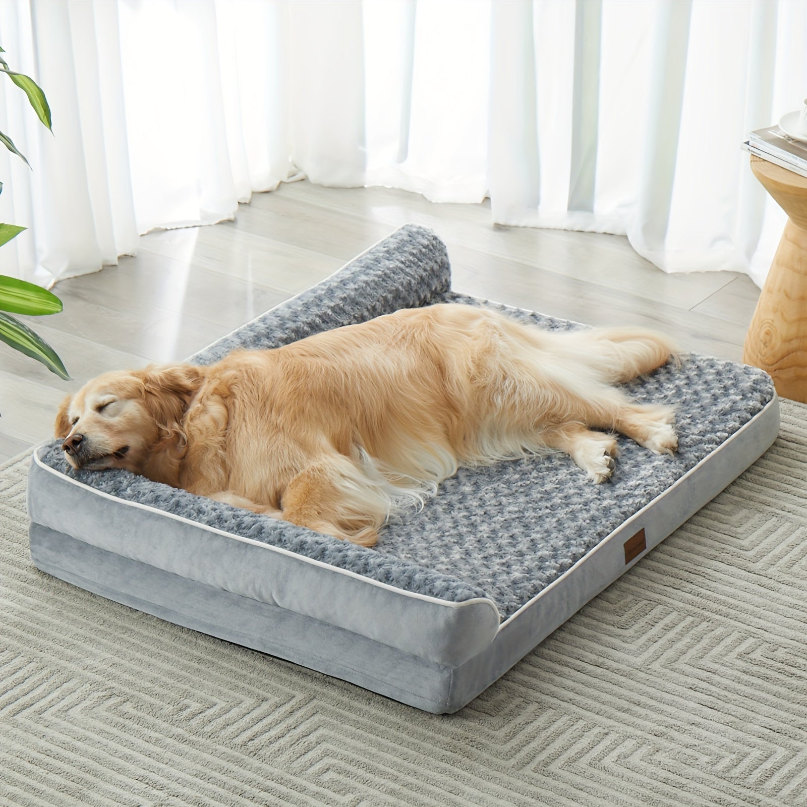 Orthopedic Dog Beds for Large Dogs, Extra Large Waterproof Dog Bed with Removable Washable Cover, Egg Crate Foam Pet Bed, XL Dog Crate Bed, dog beds large sized dog, large dog bed, large dog bed, dog beds for large dogs
