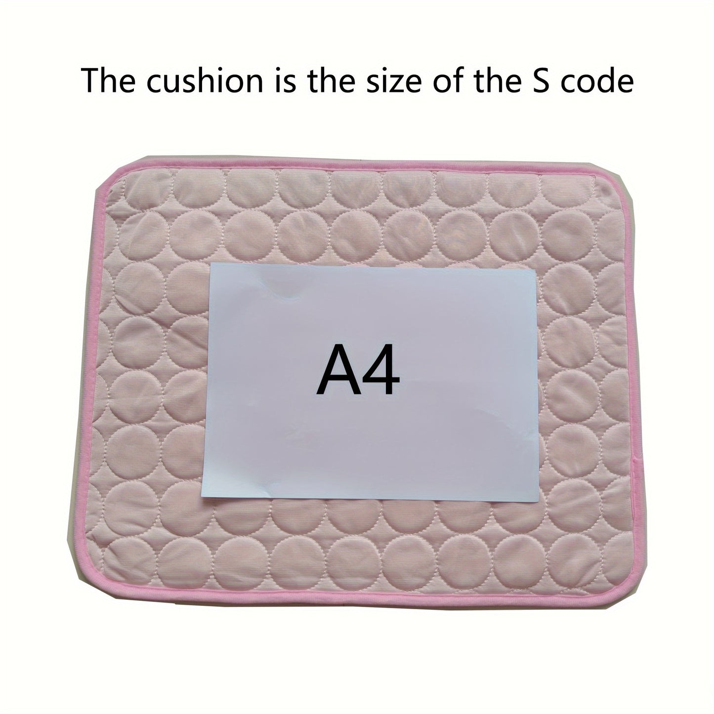 Cooling Dog Bed, Bite-Resistant Pet Mat, Breathable Ice Silk Cushion for Summer Comfort