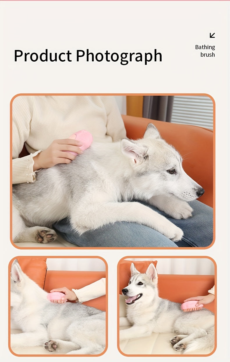 3 In 1 Self-cleaning Massage Combs, Pet Grooming Brush For Cats, Pet Steam Brush USB Charging Cat Comb, Undercoat Hair Removal Comb, Pet Care Electric Spray Massage Cat And Dog Remove Tangled And Loose Hair
