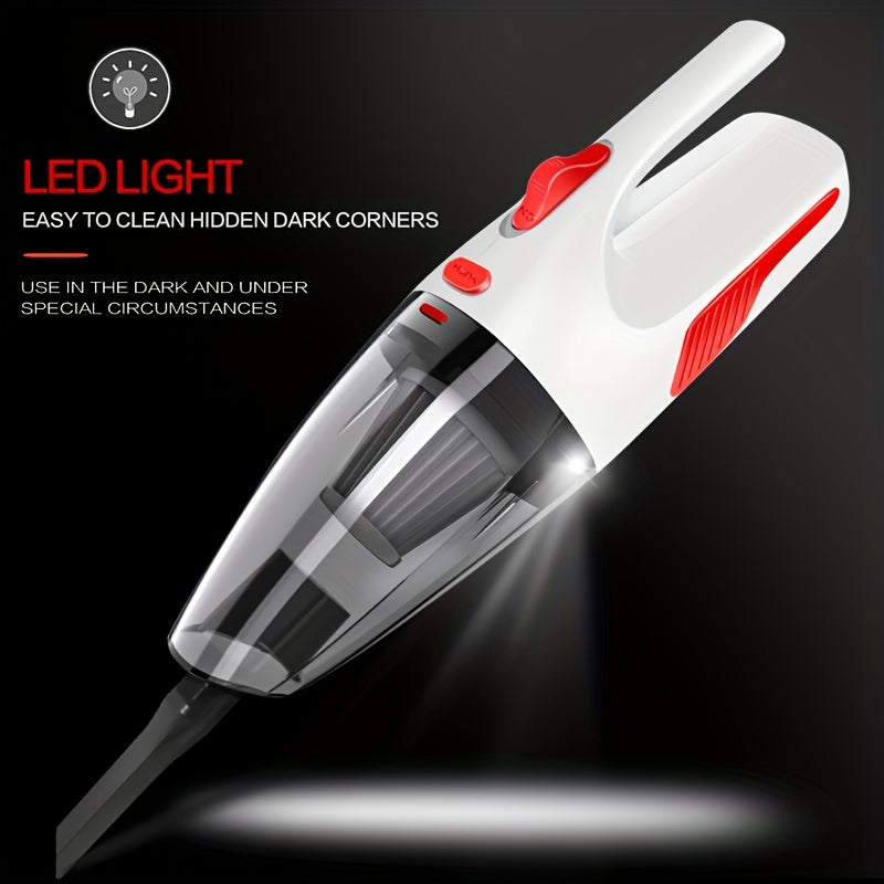 Mini Handheld High-Power Car Vacuum Cleaner, Car Dust Removal And Cleaning Products, Easy-To-Clean Pet, Handheld Vacuum Cleaner, Car Vacuum Cleaner, Without Battery