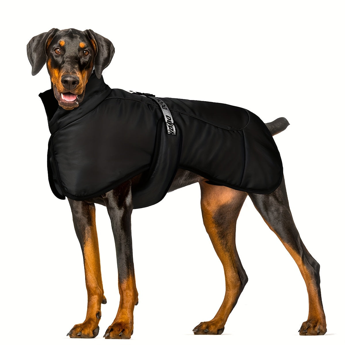 Cozy Fleece-Lined Dog Cloak - Warm Autumn & Winter Pet Apparel for Medium to Large Breeds, Non-Waterproof