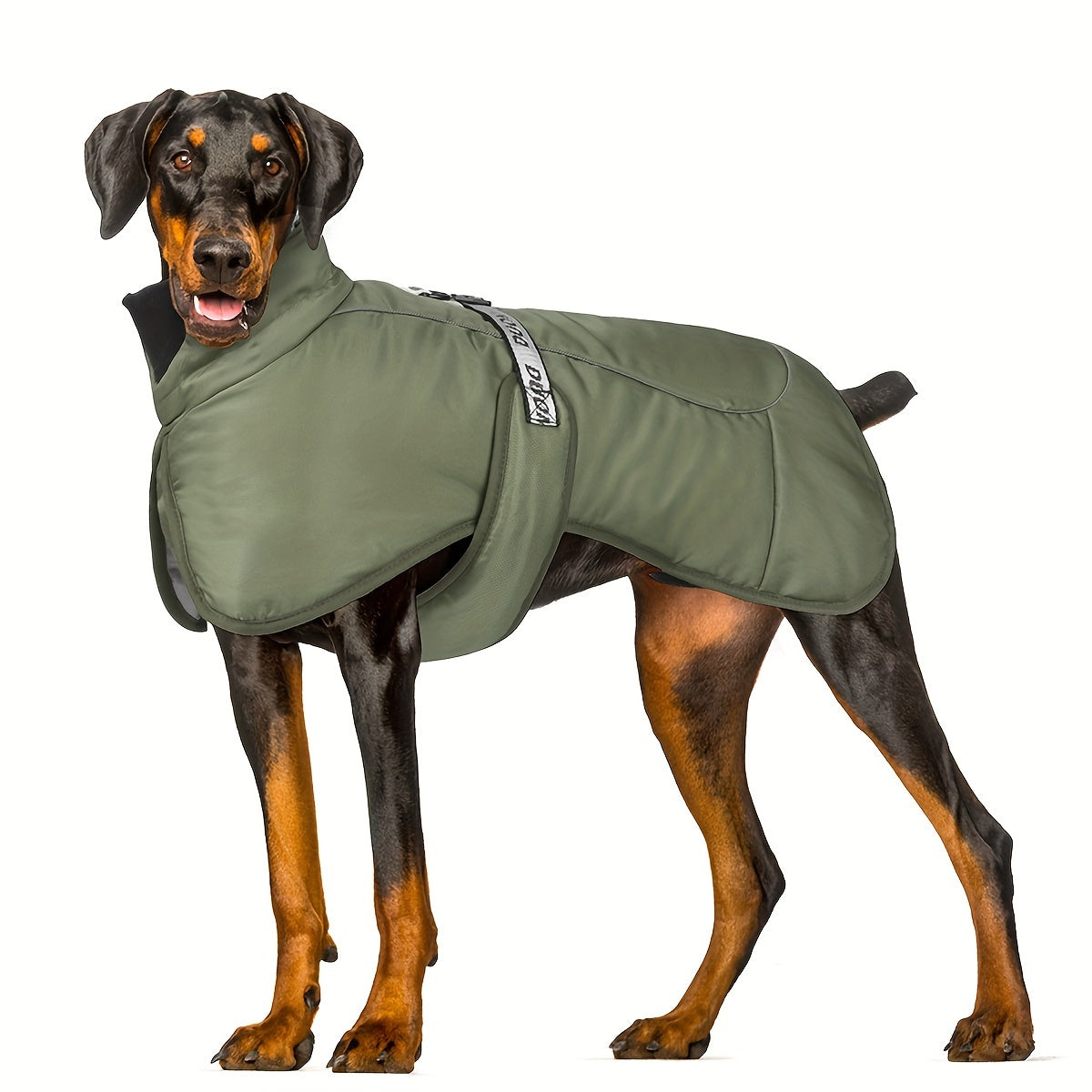 Cozy Fleece-Lined Dog Cloak - Warm Autumn & Winter Pet Apparel for Medium to Large Breeds, Non-Waterproof