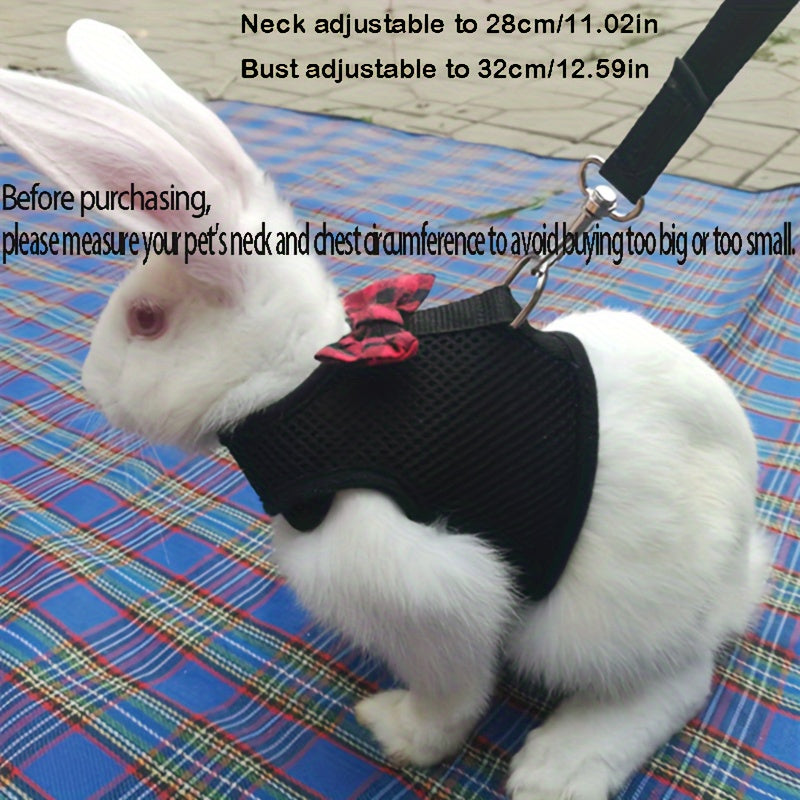 Exclusive Rabbit Leash and Hamster Chest Harness Paired with Stylish Rabbit Clothes for Safe and Fashionable Pets