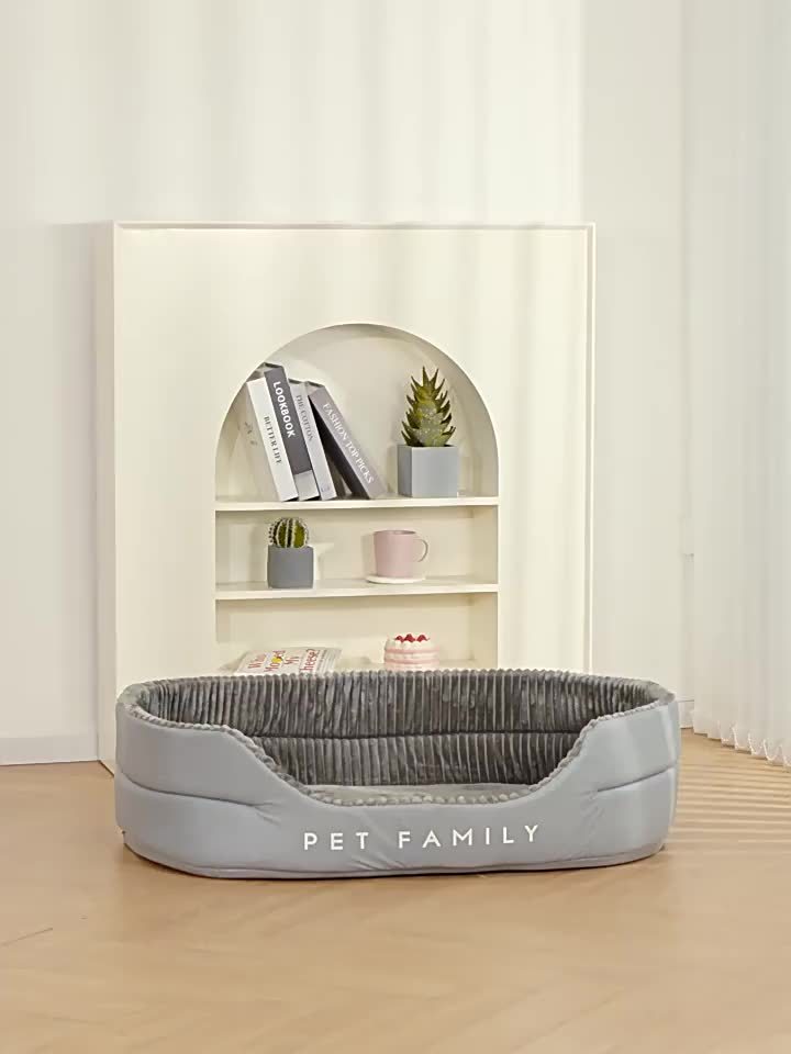 Upgraded Pet Bed – All-Season Dog & Cat House, Machine-Washable Soft Cushion, Warm & Cooling Mat for Small Medium Large Pets, Indoor Outdoor Use, The Perfect Gift for Your Pet