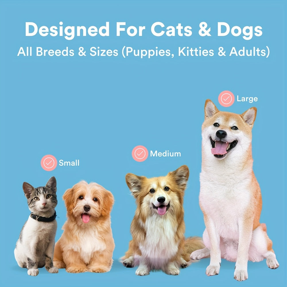 Dog Toothbrush, 360º Dog Tooth Brushing Kit, Cat Toothbrush, Dog Teeth Cleaning, Dog Finger Toothbrush, Dog Tooth Brush for Small & Large Pets, 2-Pack