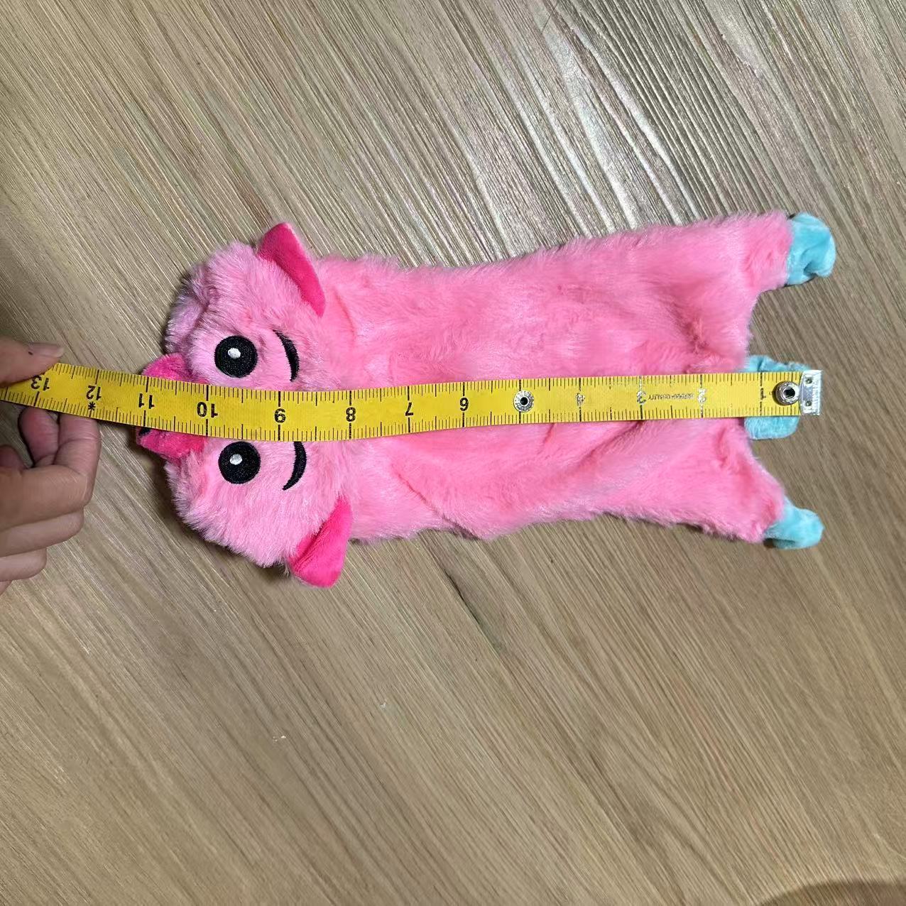 Flat No-Fill Squeaky Plush Dog Toys Dog Sound Toys Chew Toys Crinkle Dog Toys Durable Dog Chew Toys Plush Cute Animals Puppy Toys Teething Pet Toys Squeak for Small Dogs