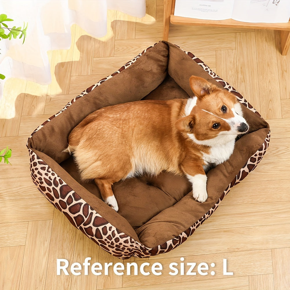 Luxury Orthopedic Pet Bed Sofa - Plush Comfy Nest for Large & Medium Dogs - Durable, Machine-Washable, Anti-Slip - Offers Cozy Sleep and Supreme Comfort for Year-Round Lounging