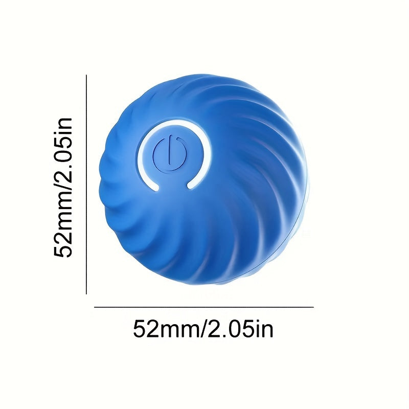 1pc Interactive Gravity Jumping Ball - Electric Self-Rolling Pet Toy with Intelligent Design, Automatic Charging, and Teeth Grinding Function for Dogs and Cats - Fun and Engaging Interactive Supplies for Pet Owners
