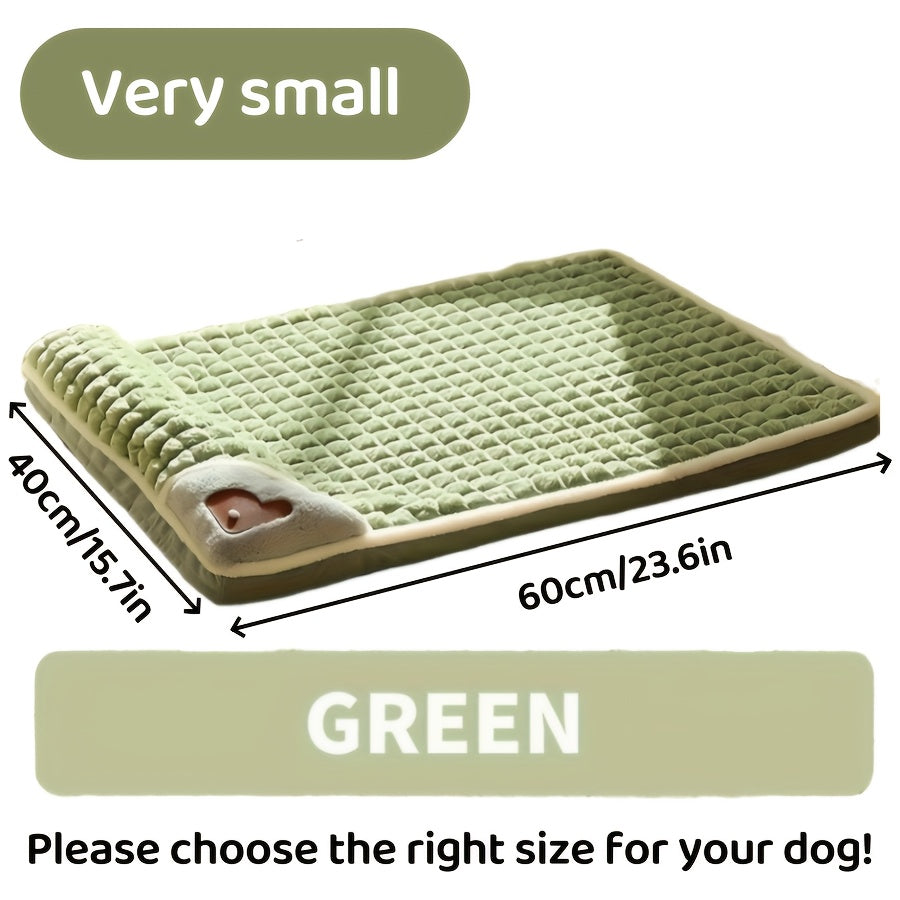 Orthopedic Foam Dog Bed for Medium and Large Cats and Dogs to Keep Warm in Winter, XL Striped Plaid L Dog Bed with Cushion, Washable Dog Bed Sofa Pet Bed with Non-Slip Bottom Dog Cushion Comfortable Dog Bed Soft Plush with Ne
