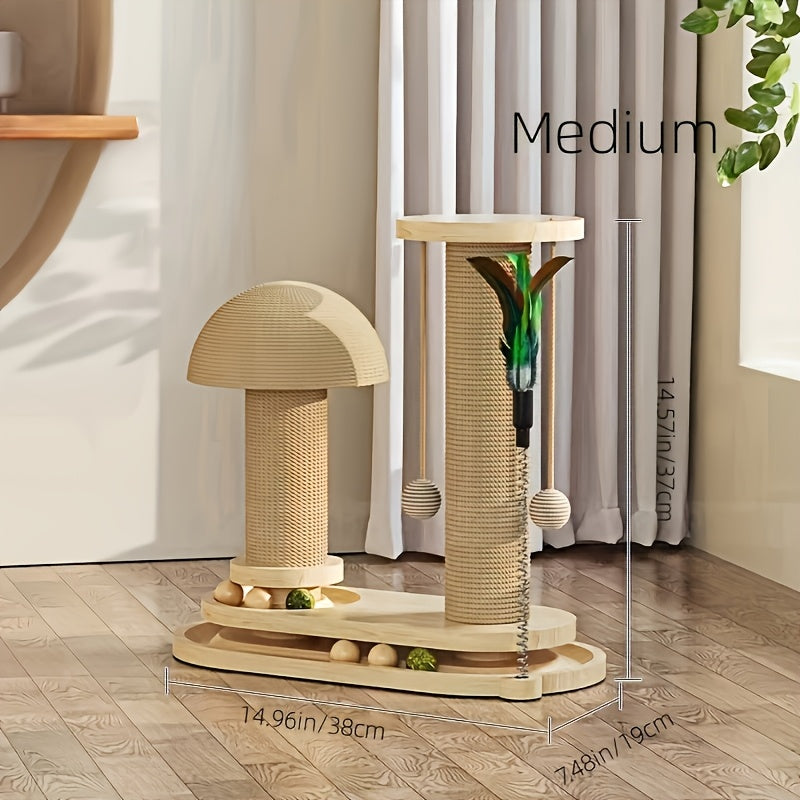 Durable Sisal Cat Scratching Post & Climbing Tower