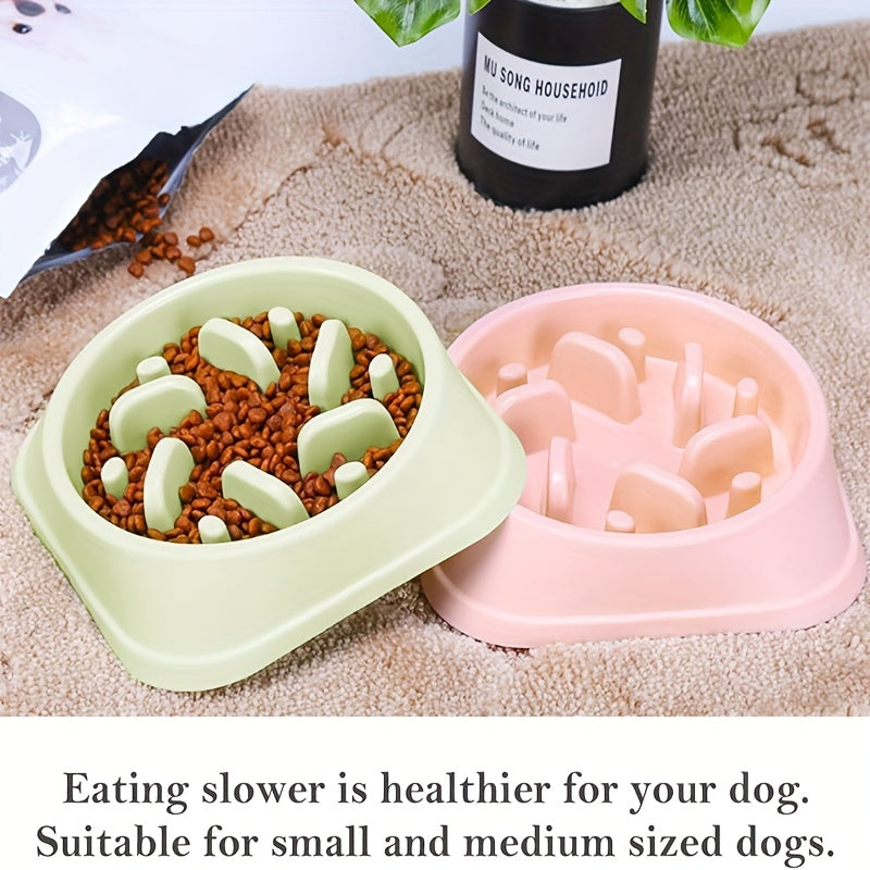 Slow Feeder Dog Bowl 3-Pack Set - Non-Slip Durable Bowls for Small Medium Large Dogs, Anti-Choking Puzzle Design, Easy to Clean Pet Feeding Dishes for Better Digestion & Mental Stimulation