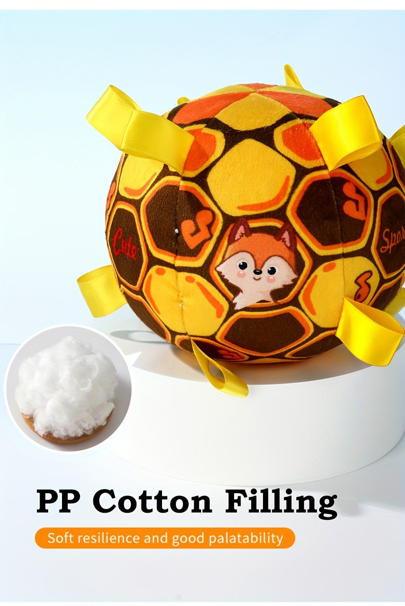 Durable Pet Toy Ball For Dog & Cat With Straps, Dog Chewing Ball Toy For Training Playing Teeth Cleaning, Interactive Fetch Pet Toy For Small Medium Large Dogs