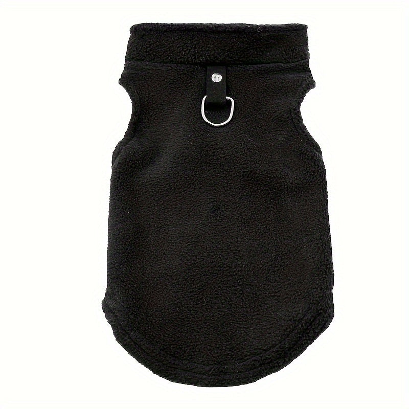 Tailoredtrend, Cozy Fleece Dog Vest - Thick, Solid Color Pet Apparel for Small to Medium Cats & Dogs, Hand Wash Only - Perfect for Fall/Winter