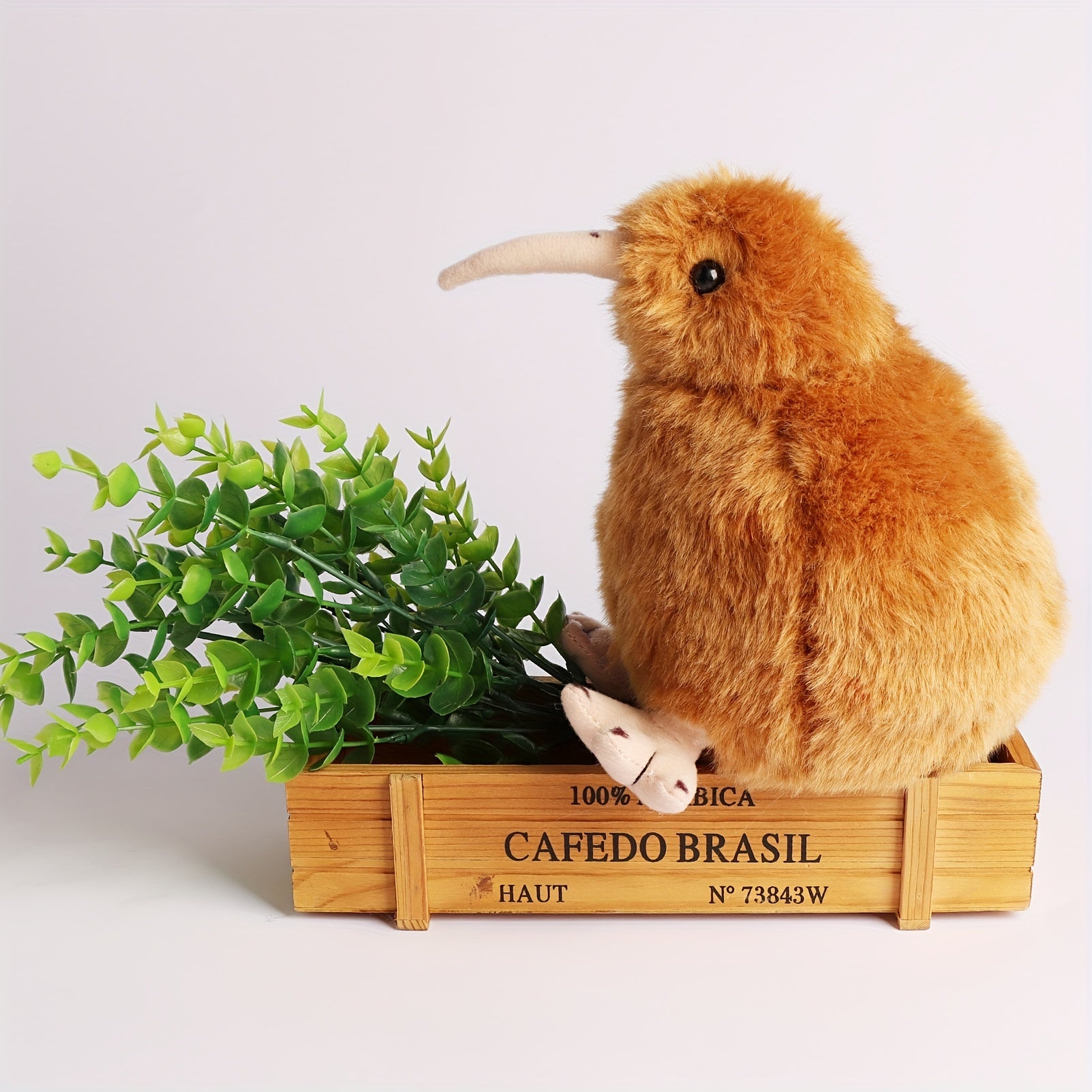 20cm/7.87in Lifelike Kiwi Bird Plush Toy Cute Stuffed Animal Toy for Youngsters Youngsters Doll Soft Cartoon Pillow Lovely Birthday Gift