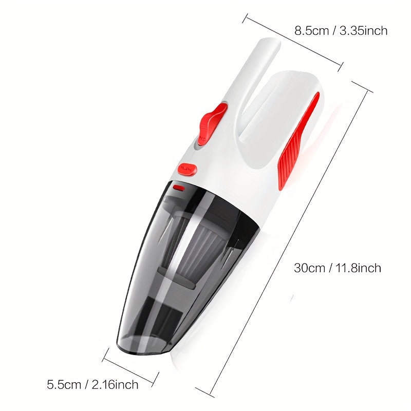 Mini Handheld High-Power Car Vacuum Cleaner, Car Dust Removal And Cleaning Products, Easy-To-Clean Pet, Handheld Vacuum Cleaner, Car Vacuum Cleaner, Without Battery