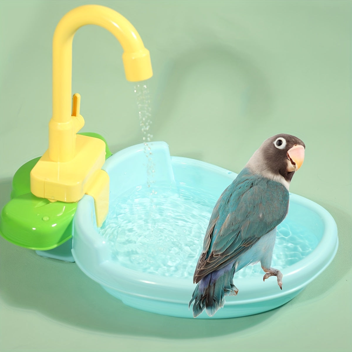 1pc Parrot Fun Bathing Tub, Bird Toy