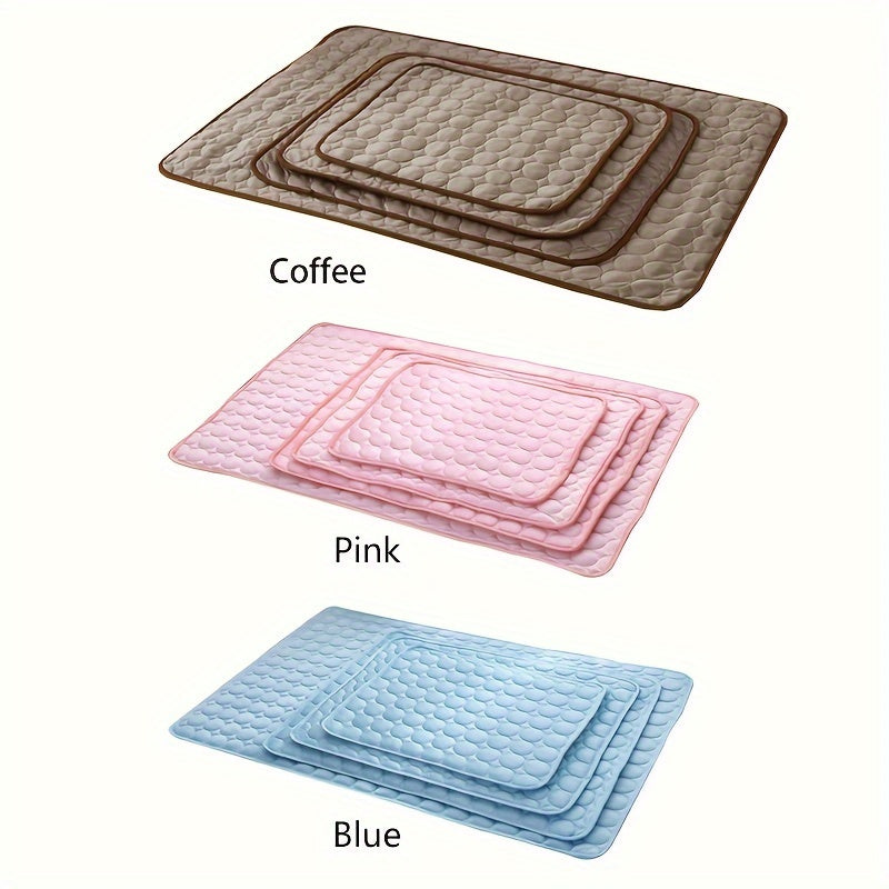 Ultimate Cooling Pet Bed Mat - Self-Cooling, Breathable, Summer Heat Relief, Orthopedic Support, Comfortable Sleeping Blanket for Dogs - Perfect for Hot Weather, Outdoor, and Indoor Use