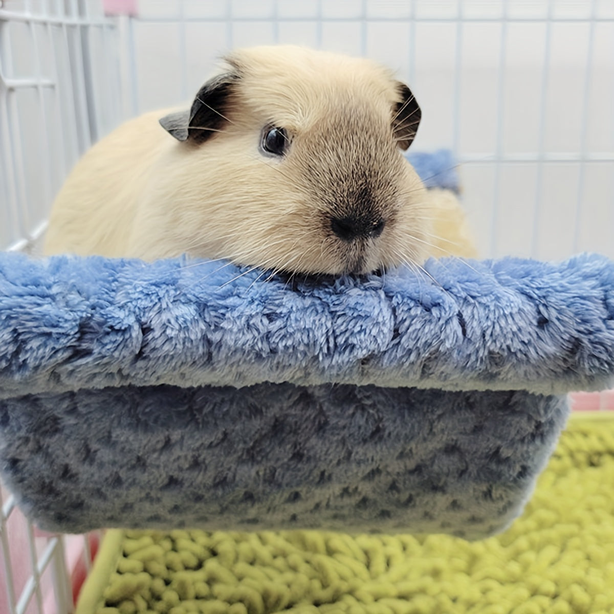 Double Layer Winter Warm Rat Hammock - Cozy Hanging Nest Bed for Guinea, Rats, And Chinchillas - Cage Accessories for Small Pets