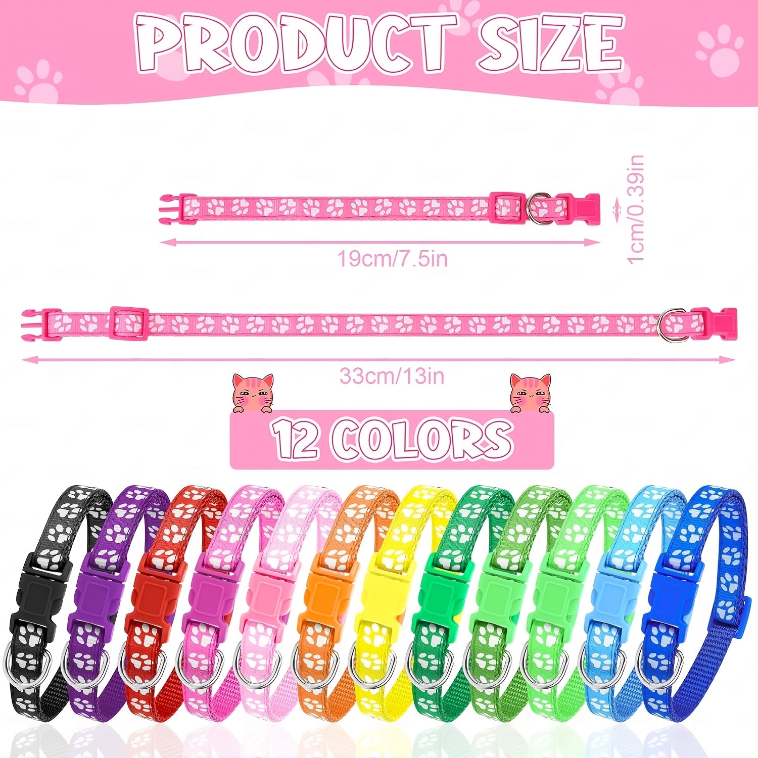 12set Dog Collar and Leash Set