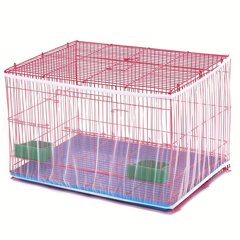 A Soft Mesh Bird Cage Cover - Easy Cleaning, Keeps Your Birdcage Clean and Fresh, Perfect for Small to Medium Birds, Birdcage Accessories