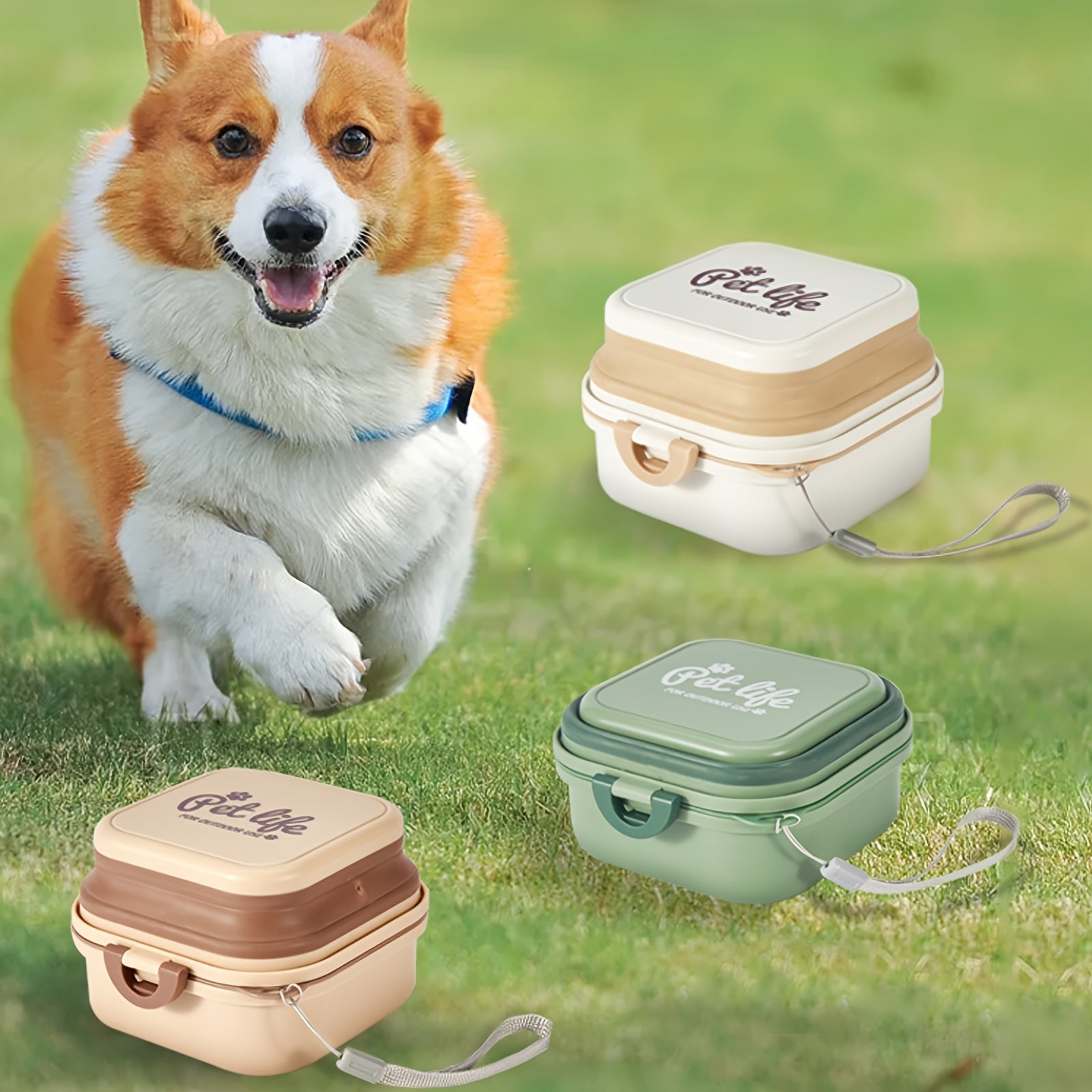 Pet Dancer 2-in-1 Portable Dog Bowl for Travel