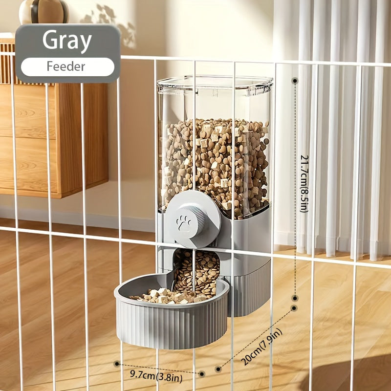 40.58oz Large Capacity Hanging Pet Feeder and Water Dispenser, Suitable for Rabbits, Cats, Dogs, and Other Pets