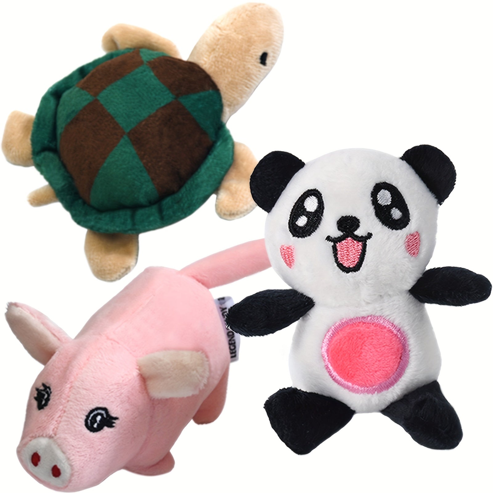 3/12 Dog Toys Bulk With Squeakers, Cute Soft Pet Toy For Small Medium Size Dogs, Magic Props Small Stuffed Puppy Chew Toys, SANDY Squeaky Plush Dog Toy Pack For Puppy
