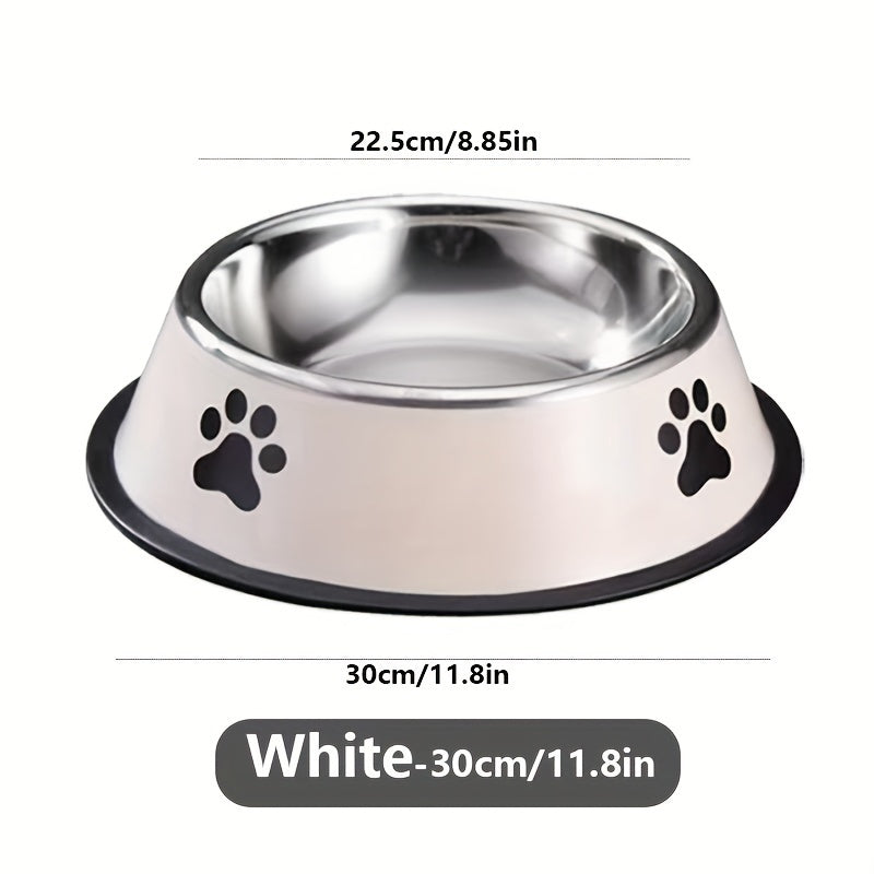 Premium Stainless Steel Pet Bowl - Non-Slip, Easy to Clean, Perfect for Dog And Cat Food And Water! Available In Three Sizes