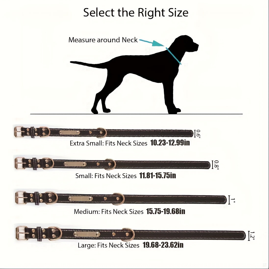 Personalized Dog Collar 1Pc- Custom Engraved With Soft - Engraved Nameplate & Durable ID Tag For All Dog Sizes - Comfortable, Adjustable, And Stylish Pet Accessories