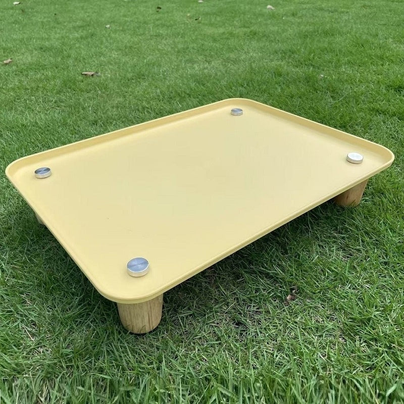 Large Diameter Dog & Cat Bowl Mat with Elevated Neck Support - Leak-Proof Pet Food Tray, Durable Polyester Multi-Functional Feeding Mat for Cats & Small Dogs, Easy-Clean Design for Indoor/Outdoor Use, Pet Food Tray, Indoor Pe