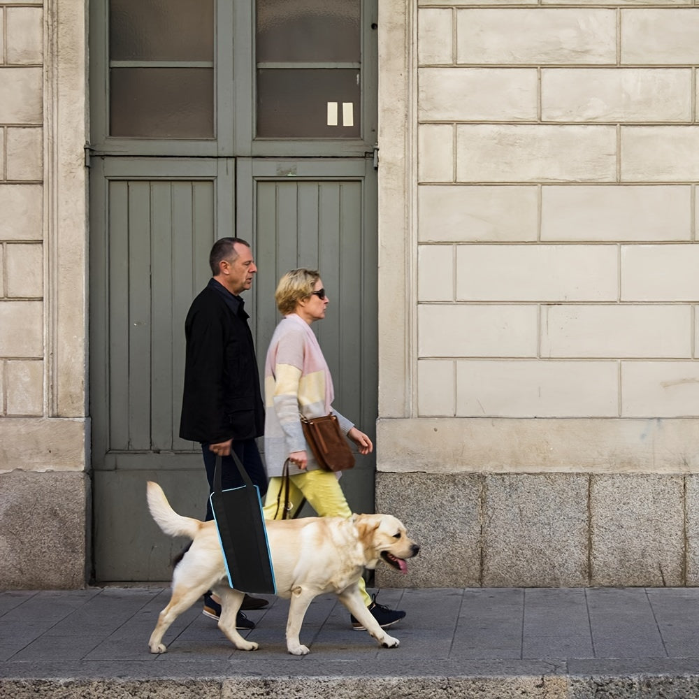 Adjustable Dog Lift Vest, Portable Pet Harness Support, for Large Dogs, Suitable for Elderly, Injured, Arthritis Dogs, with Striped Pattern, Elastic Material, Machine Washable