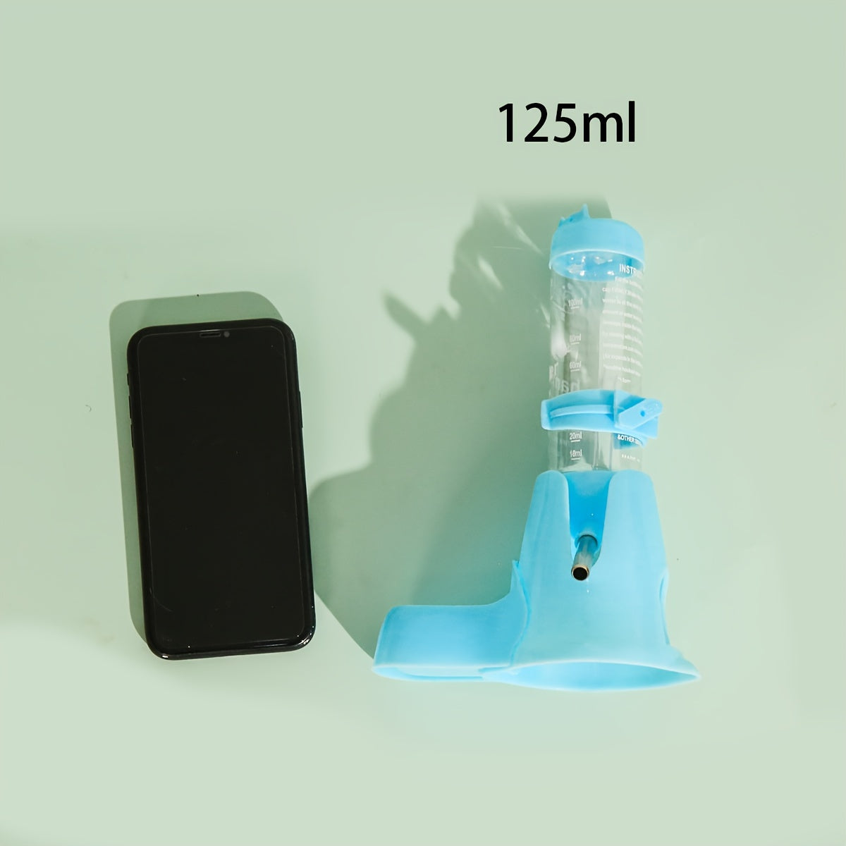 3-in-1 Hamster Water Dispenser, 2.71oz/4.23oz Plastic Feeder for Small Pets, Hamster, Sand Rat, Flower Branch Mouse