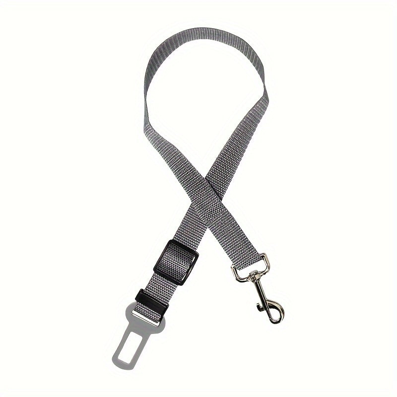 Retractable Dog Seat Belt for Safe Car Travel - Adjustable, Comfortable Harness and Leash - Ideal for Securing Pets on the Move