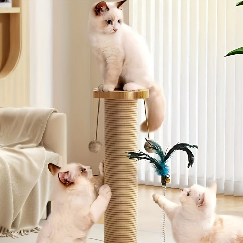 Durable Sisal Cat Scratching Post & Climbing Tower