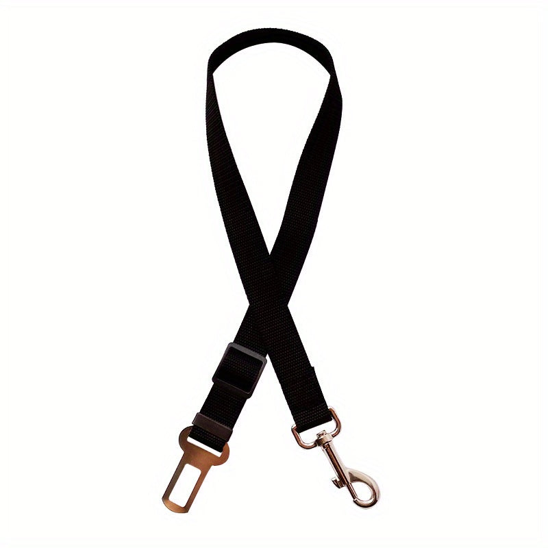 Retractable Dog Seat Belt for Safe Car Travel - Adjustable, Comfortable Harness and Leash - Ideal for Securing Pets on the Move