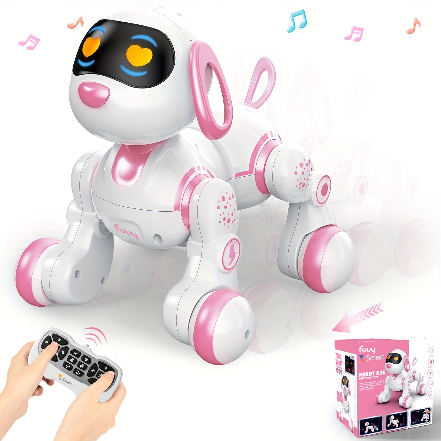 FUUY Robot Dog Toy for Kids, singing and dancing interactive companion pet Pet  toy dogs Gifts for boys and girls aged 3 4 5 6 years old