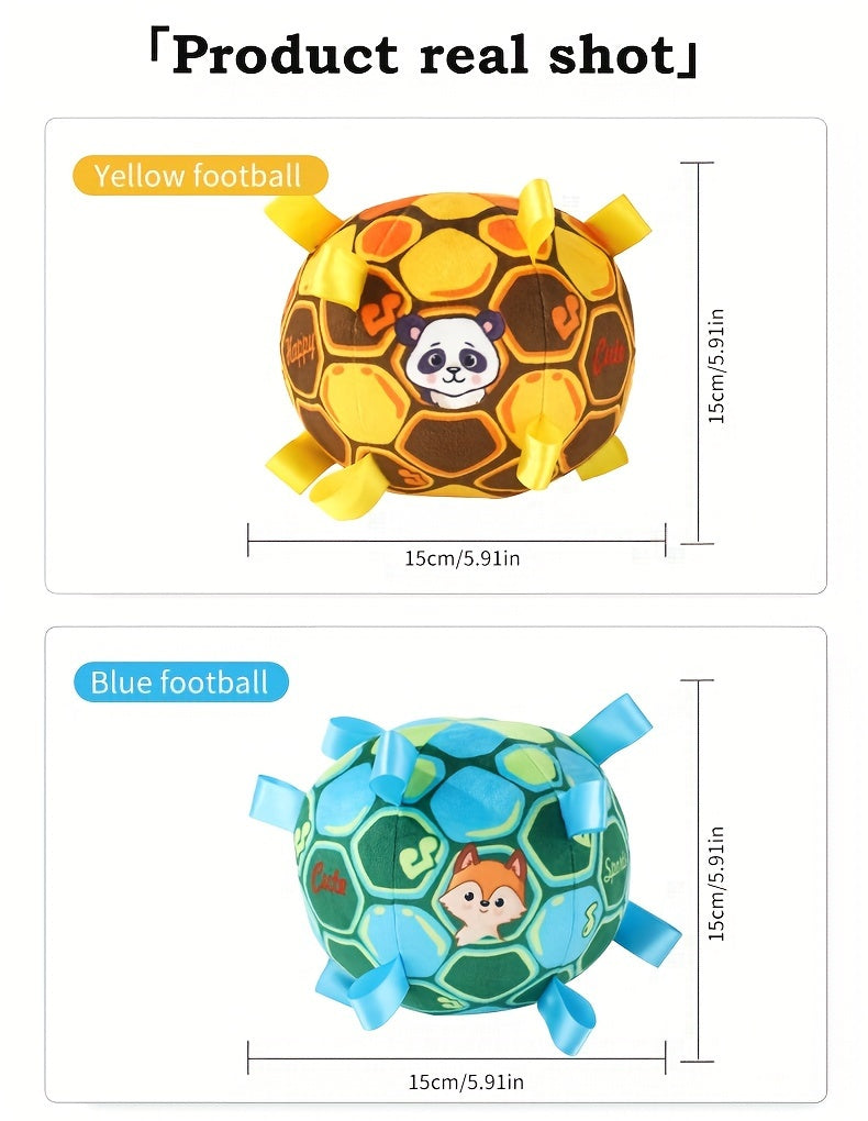 Durable Pet Toy Ball For Dog & Cat With Straps, Dog Chewing Ball Toy For Training Playing Teeth Cleaning, Interactive Fetch Pet Toy For Small Medium Large Dogs