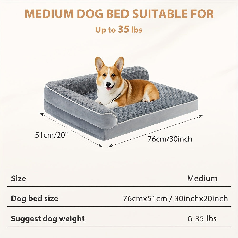 Orthopedic Dog Beds for Large Dogs, Extra Large Waterproof Dog Bed with Removable Washable Cover, Egg Crate Foam Pet Bed, XL Dog Crate Bed, dog beds large sized dog, large dog bed, large dog bed, dog beds for large dogs