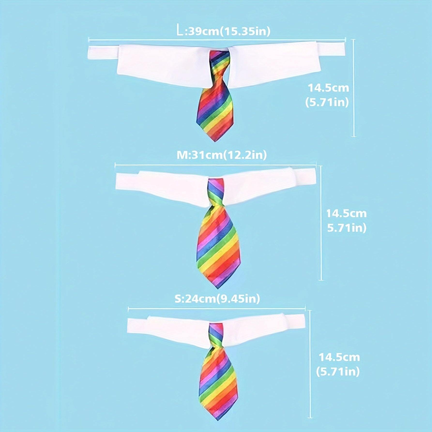 Chic Plaid Pet Collar with Tie for Cats & Dogs - Durable Polyester, Adjustable Fit