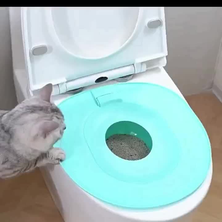 Universal Large Cat Litter Box with Splash Guard, Multi-Functional Cat Toilet, Pet Supplies, Easy-to-Clean Litter Training Tray for Cats, Cat Bathroom, Large Size Cat Training Bowl, Washable Pet Accessories, Home Pet Essentia