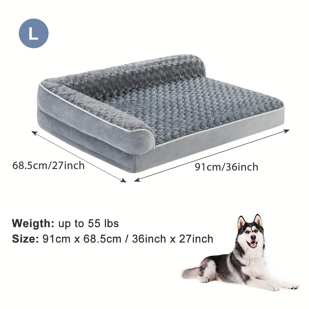 Orthopedic Dog Beds for Large Dogs, Extra Large Waterproof Dog Bed with Removable Washable Cover, Egg Crate Foam Pet Bed, XL Dog Crate Bed, dog beds large sized dog, large dog bed, large dog bed, dog beds for large dogs